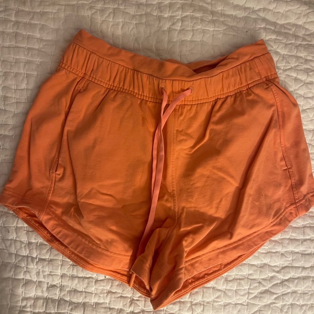 Women's Orange Shorts Lululemon